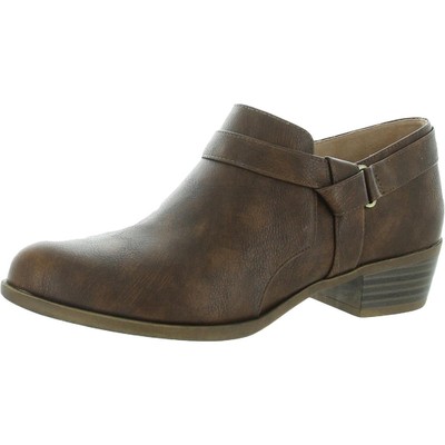 LifeStride Womens Arden Brown Chelsea Boots Shoes 11 Wide (C,D,W) BHFO 7589