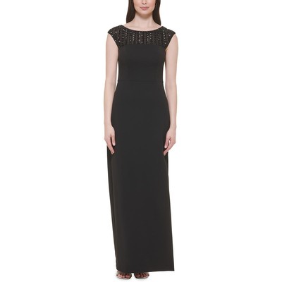 Женское черное платье для коктейлей и вечеринок с аквалангом Vince Camuto Petites 14Р BHFO 2966