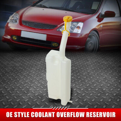 ДЛЯ 02-05 HONDA CIVIC SI 2.0 OE STYLE ПЕРЕЛИВНОЙ БАЧОК ОХЛАЖДАЮЩЕЙ ЖИДКОСТИ БУТЫЛКА + КРЫШКА