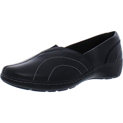 Женские лоферы на плоской подошве без шнурков из искусственной кожи Clarks Cora Meadow BHFO 7498