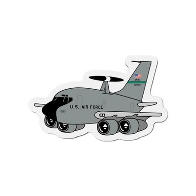 USAF Boeing B707 B 707 US Air Force AWACS E-3 Sentry Plane Die-Cut Magnet