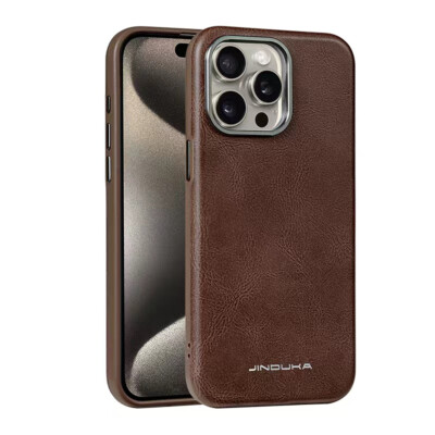 For iPhone 15 Pro Max 14 13 12 Magnetic MagSafe Leather Luxury Case Shockproof