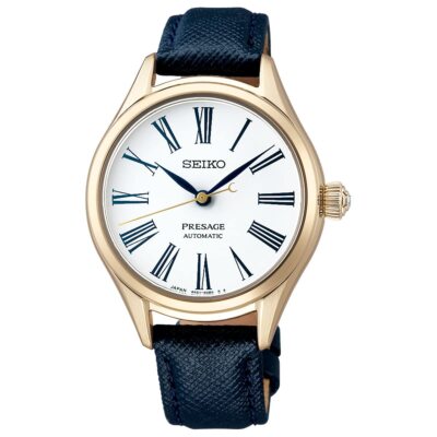 Pre-owned Seiko Presage Srrx002 Mechanical Automatic Sapphire Crystal Enamel Dial Watch