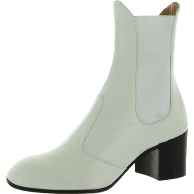 

Женские белые кожаные ботильоны Laurence Dacade Angie 37 Medium (B,M) BHFO 3297, White