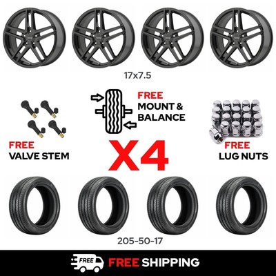 17'' AMERICAN RACING AR907 w/ 205/50R17  Wheel & Tire for 2014-2015 Mazda Mazda5