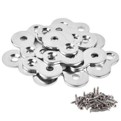 30 Pack Figure 8 Desktop Fasteners Table Top Connector Hold Down Fasteners Clip