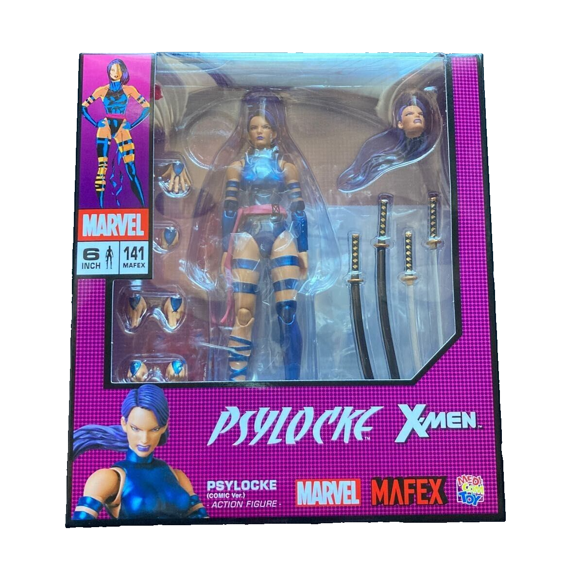 MEDICOM TOY - 新品未開封 MAFEX PSYLOCKE（COMIC Ver.）X-MAN Medicom Toy MAFEX No.141 X-MEN PSYLOCKE COMIC Ver. Action