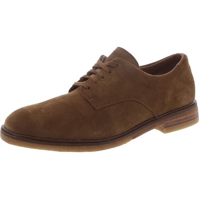 Мужские оксфорды Clarks Clarkdale Walk из коричневой замши 7 Medium (D) BHFO 4174