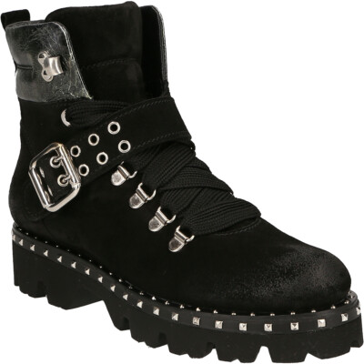 GUGLIELMO ROTTA GUGLIELMO ROTTA BOOTS 1818UD, RAULEDER, SCHWARZ, DAMEN