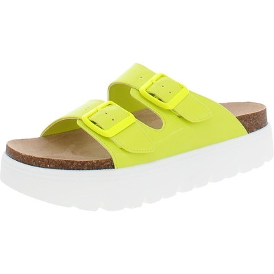 Женские босоножки Nine West Simplee 3 желтого цвета на платформе 6 средних размеров (B,M) BHFO 2572