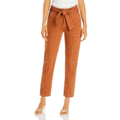 

Женские коричневые прямые джинсы Jonathan Simkhai Henley с высокой посадкой  BHFO 5312, Toffee
