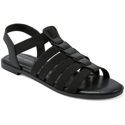 Easy Street Womens Gadyi Black Strappy Sandals Shoes 7.5 Medium (B,M) BHFO 8007