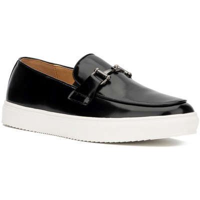 Xray Mens Anchor Black Casual Slip On Loafers Shoes 10 Medium (D) BHFO 8286