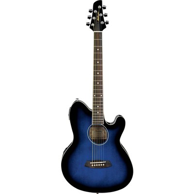 Ibanez Talman TCY10E AE Гитара, прозрачно-синий Sunburst High Gloss #TCY10ETBS