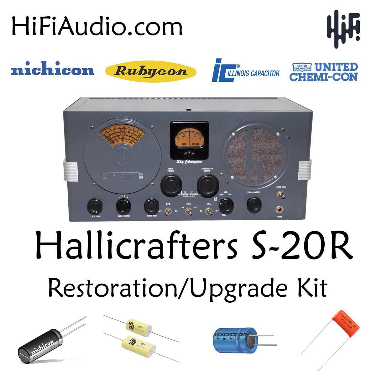 Hallicrafters S20R radio Restoration kit repair service recap capacitor rebuildのeBay公認海外通販｜セカイモン