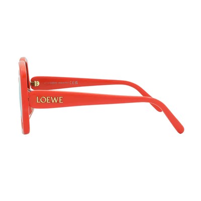 Pre-owned Loewe Brown Square Ladies Sunglasses Lw40134u 42e 54 Lw40134u 42e 54