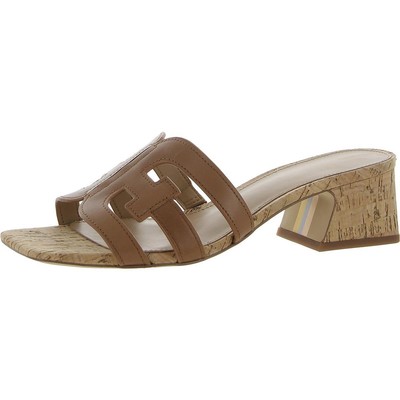 Женские туфли на каблуке Sam Edelman Winslow Tan из кожи 8, средний (B,M) BHFO 2198