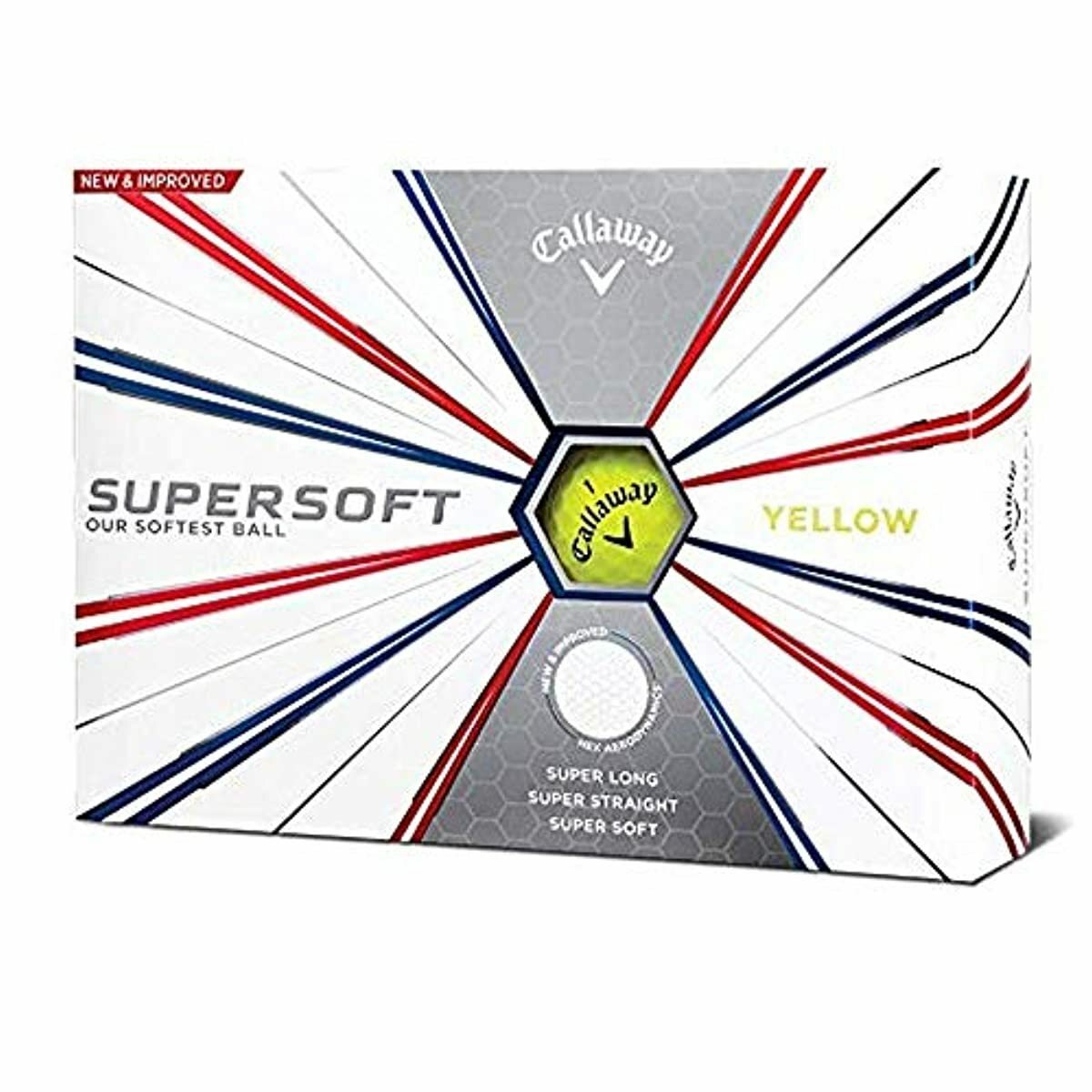 Callaway Golf Supersoft Golf Balls, (One Dozen) ultra low compression core- pro!