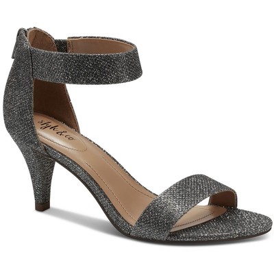 Style & Co. Женские серые модельные босоножки Paycee 7,5 среднего размера (B,M) BHFO 6383