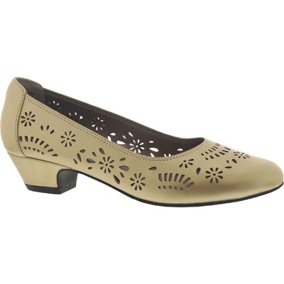 

Женские вечерние туфли-лодочки Array Dahlia Gold, узкие 7,5 (AA,N) BHFO 0515, Золотой
