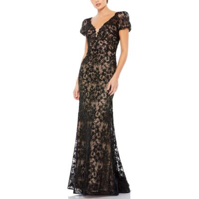 Женское кружевное вечернее платье-труба Mac Duggal BHFO 2732