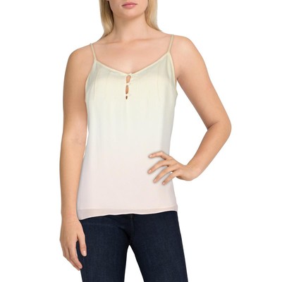 

Nicole Miller Womens Dip-Dye Shell Tank Camisole Top Shirt BHFO 9672, Pink/yellow