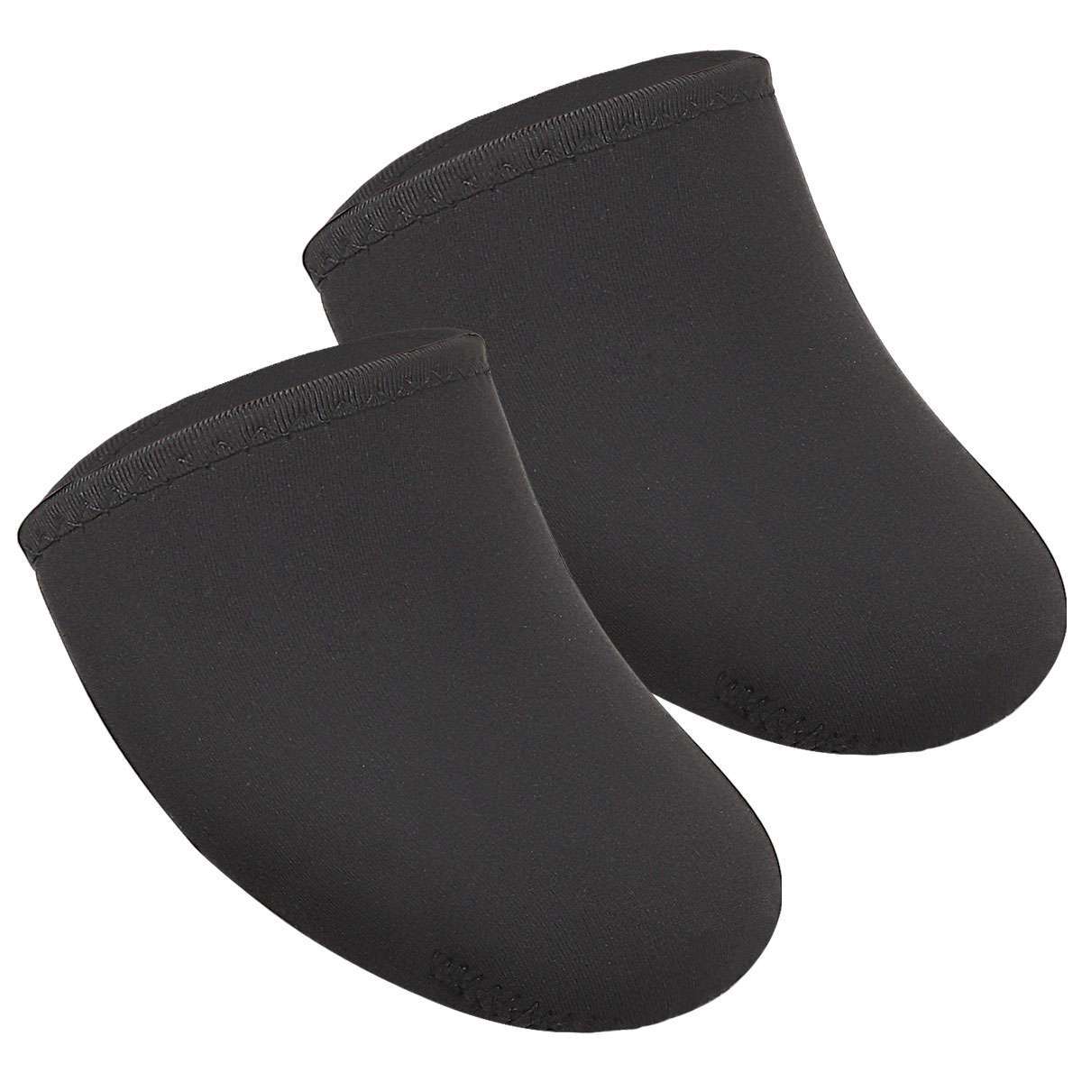 2 Pairs 3mm Neoprene Toe Warmers Black Feet Warmer Toe Covers Thermal Foot