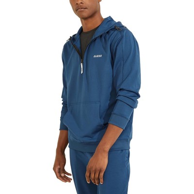 

Мужской пуловер с капюшоном Guess Hal Blue Logo Top  BHFO 4735, Blue lily