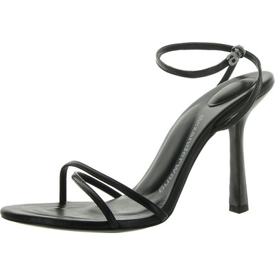 Женские сандалии Alexander Wang Dahlia 105 из кожи с регулируемым каблуком BHFO 9892