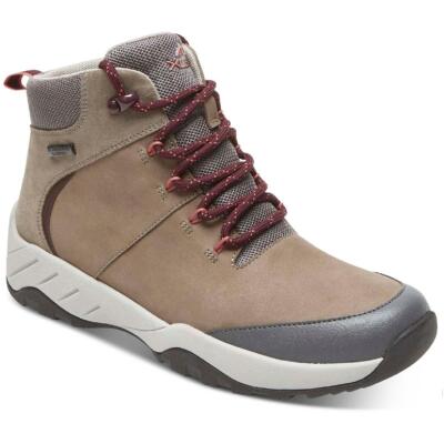 

Rockport Womens Spruce Peak B Leather Mid Top Hiking Boots Shoes BHFO 1954, Taupe, Spruce Peak B