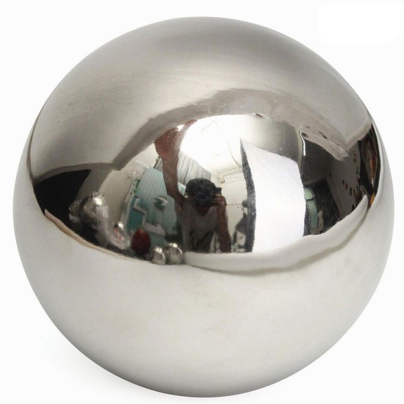 1x 15cm Stainless Steel Mirror Polished Sphere Hollow Round Ball Garden Ornament eBay