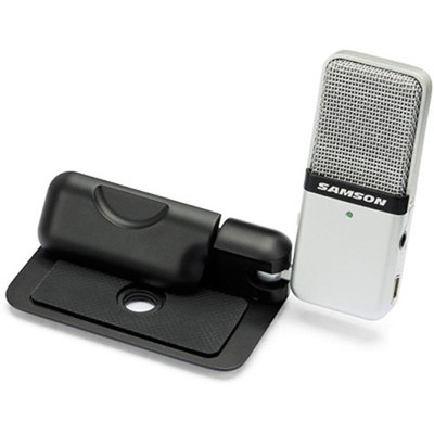 Samson Go Mic USB Microphone for Mac and PC Computers, Silver #SAGOMIC