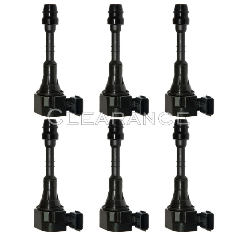 Set Of 6 Ignition Coil For 03-09 Infiniti Fx35 G35 M35 Nissan 350z Uf401 C1439