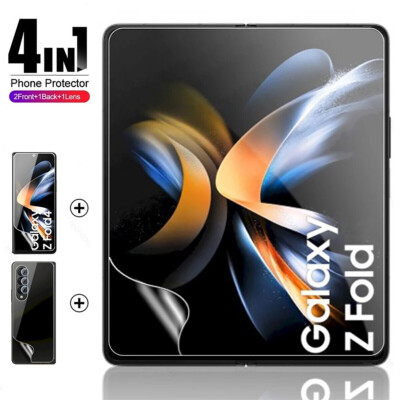 For Samsung Galaxy Z Fold 6/5/4/3 Hydrogel Front+Inside+Hinge Screen Protector