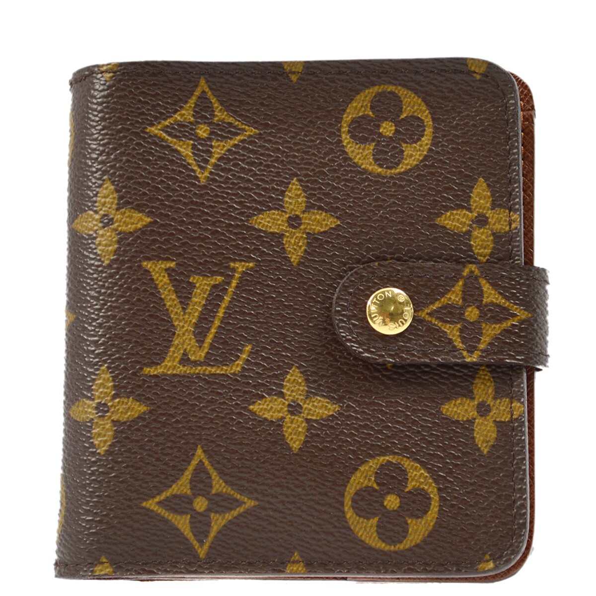 小物 Louis Vuitton wallet Louis Vuitton Monogram Compact Zip Wallet M61667 CA0066