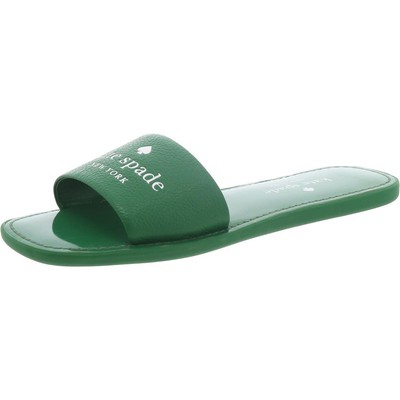 Женские босоножки Kate Spade New York Peyton Green Slide 7 среднего размера (B, M) BHFO 8678