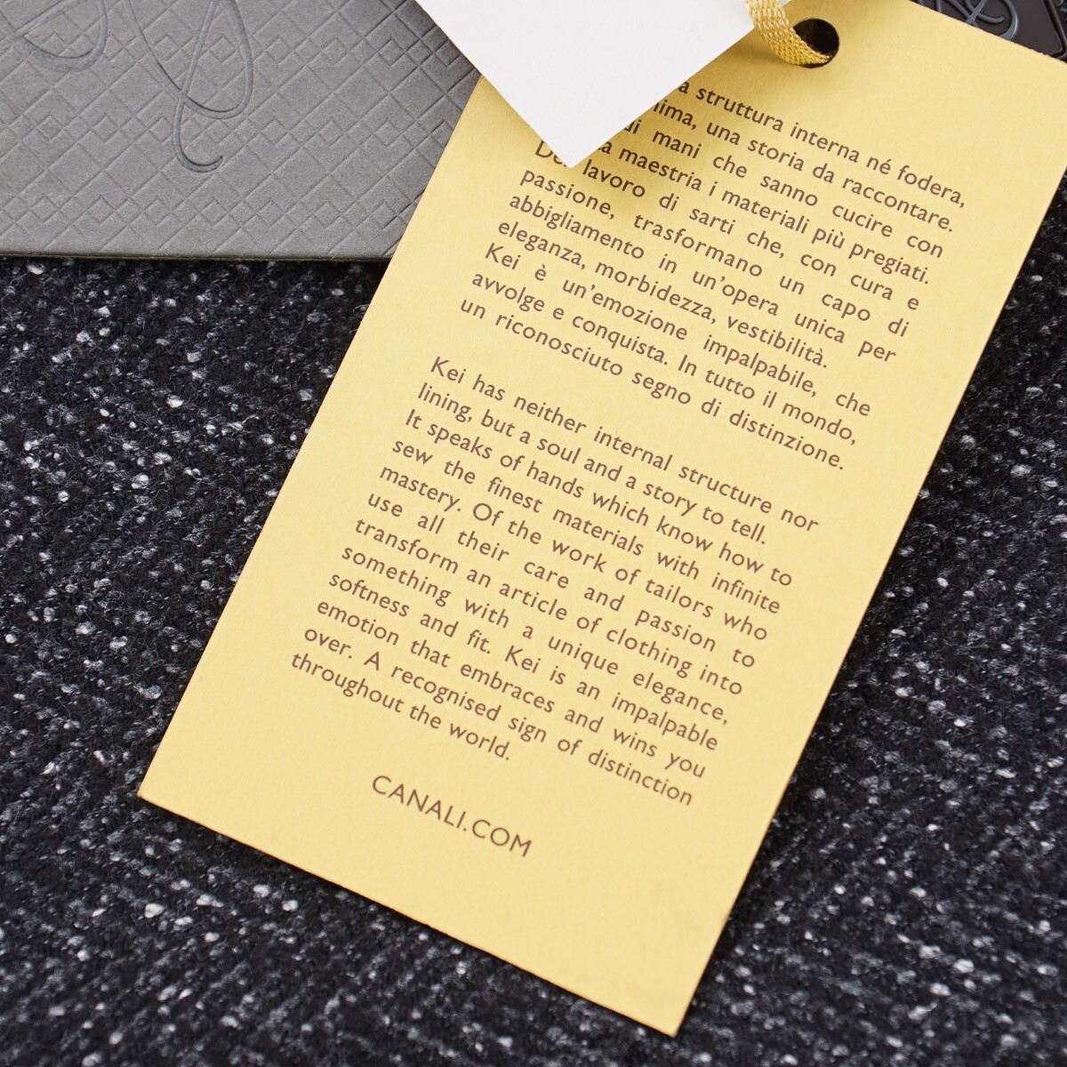 Pre-owned Canali 'kei' Soft Woven Herringbone Mélange Wool-silk Sport Coat 40r (eu 50) In Gray