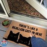 Funny Cat Door Mat 18x30 Inch, Faux Coco Coir Doormat with Non-Slip PVC Backing, Cats Printed Welcome Mat for Outdoor Indoor Entryway Porch Home Decor, Cat Lover Gifts for Women