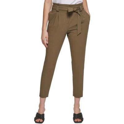 

Женские укороченные брюки стрейч с завязками спереди Calvin Klein Petites BHFO 9968, Ugh