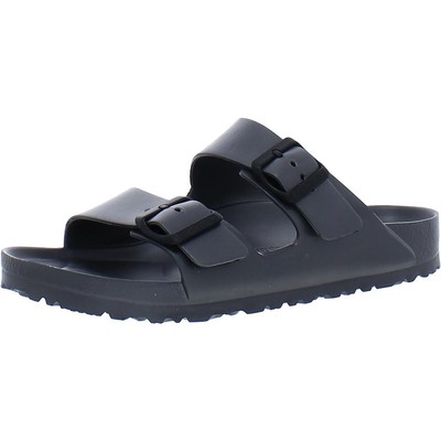 

Birkenstock Женские серые шлепанцы без шнуровки с открытым носком 40 BHFO 3867, Dark pewter, BHFO