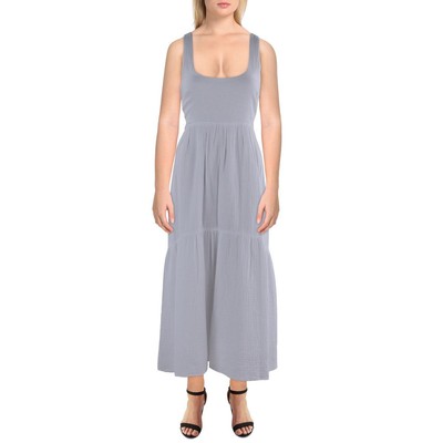 Женский белый повседневный длинный струящийся сарафан Calvin Klein Jeans M BHFO 9760