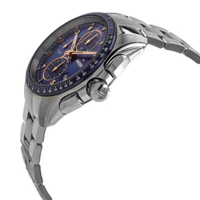 Pre-owned Rado Hyperchrome Chronograph Automatic Blue Dial Men's Watch R32042203