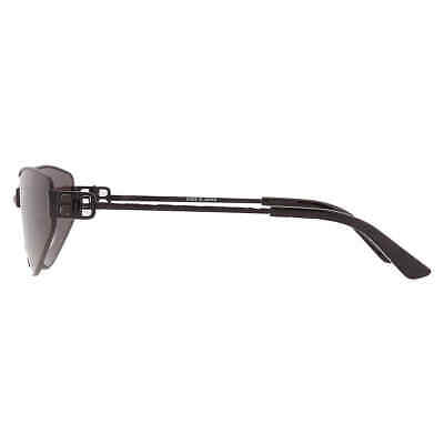 Pre-owned Balenciaga Grey Cat Eye Ladies Sunglasses Bb0335s 001 65 Bb0335s 001 65 In Gray