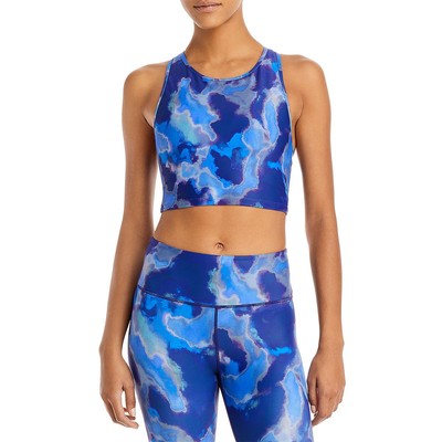 Спортивный бюстгальтер Aqua Womens Blue для фитнеса, йоги и бега Athletic XS BHFO 8562