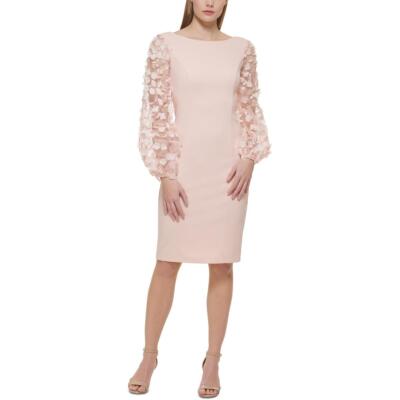 

Женское розовое платье-футляр Eliza J для коктейля и вечеринки  BHFO 7384, Blush