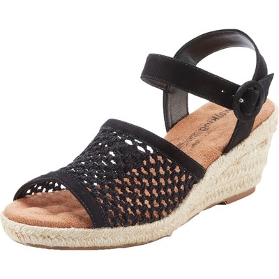 

Женские черные эспадрильи Avery Walking Cradles 10,5 Medium (B,M) BHFO 4090, Black nubuck, Avery