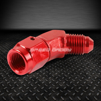 3AN AN-3 3/16 МУЖСКОЙ ЖЕНСКИЙ ФИТИНГ С 45-ГРАДУСНОЙ ПЕРЕГОРОДКОЙ ИЗ КРАСНОГО АЛЮМИНИЯ