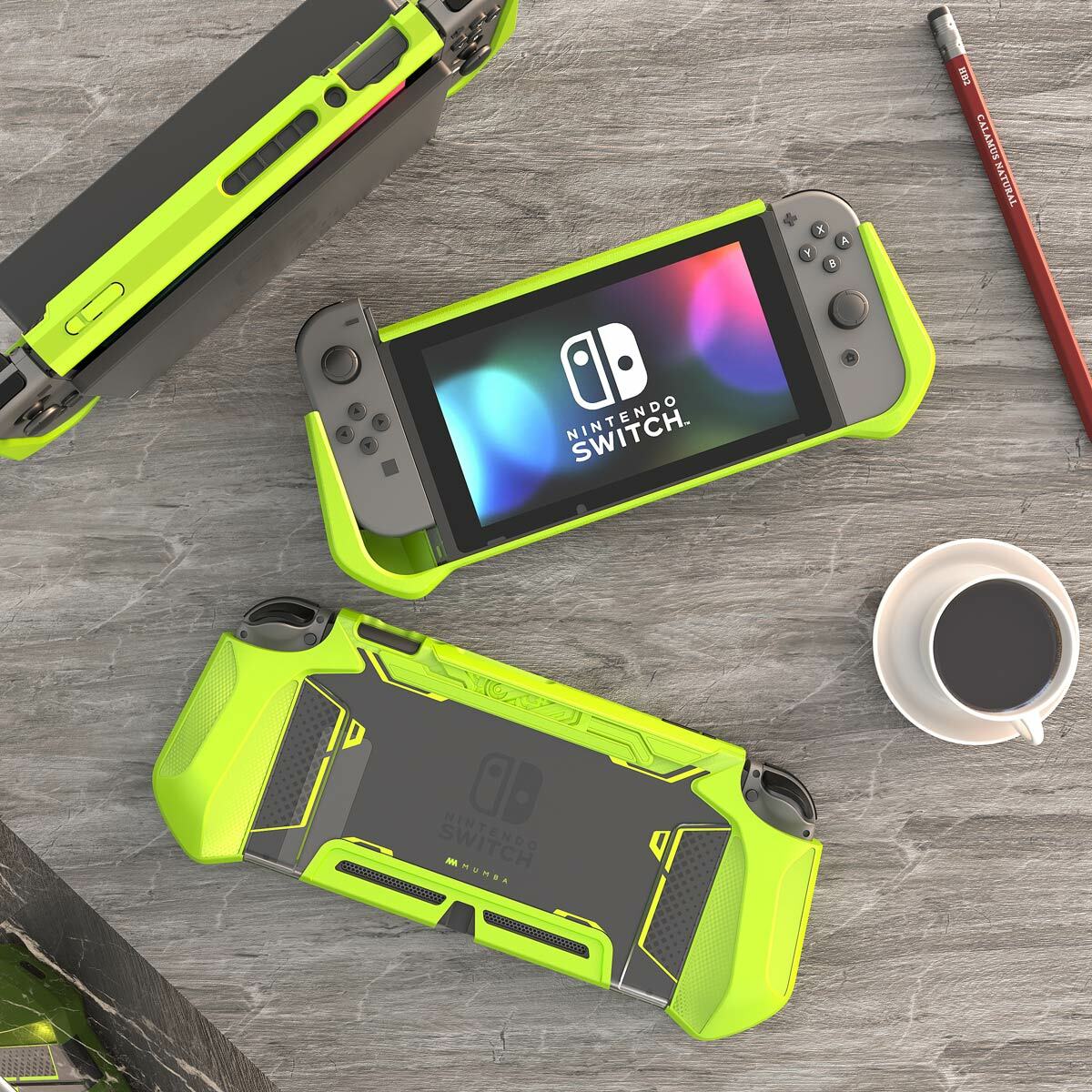 For Nintendo Switch JoyCon Controller Mumba Dockable Case Grip Protective Cover eBay