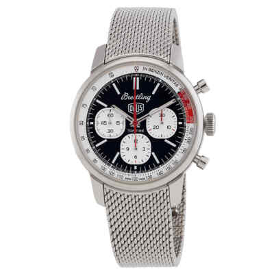 Pre-owned Breitling Top Time B01 Dues 41mm Black Dial Men's Watch Ab01765a1b1a1