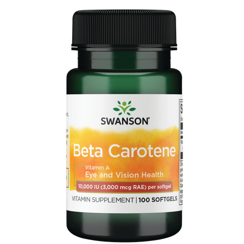 Swanson Beta-Carotene 10,000 Iu 100 Softgels